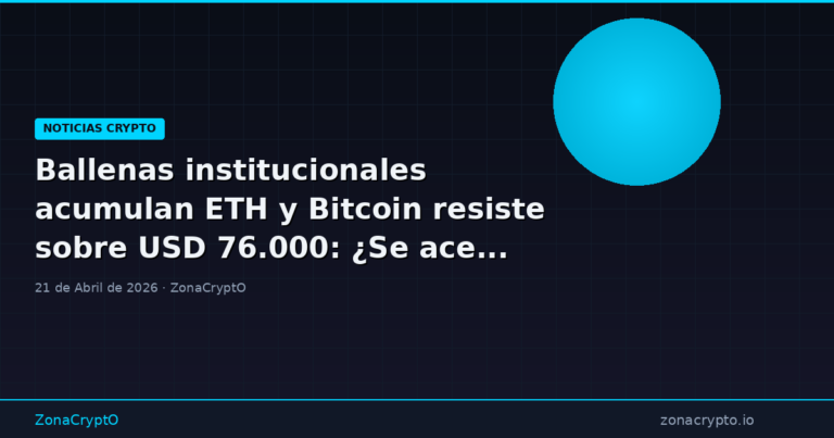 Ballenas institucionales acumulan ETH y Bitcoin resiste sobre USD 76.000: ¿Se acerca el fin del invierno cripto?