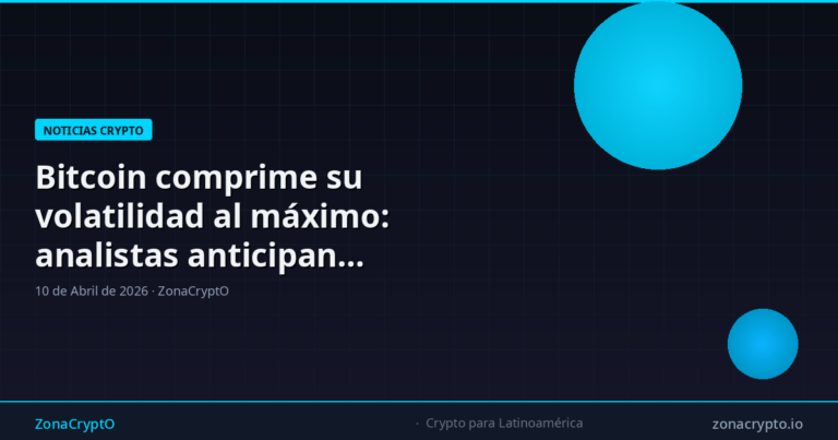 Bitcoin comprime su volatilidad al máximo: analistas anticipan un movimiento del 40%