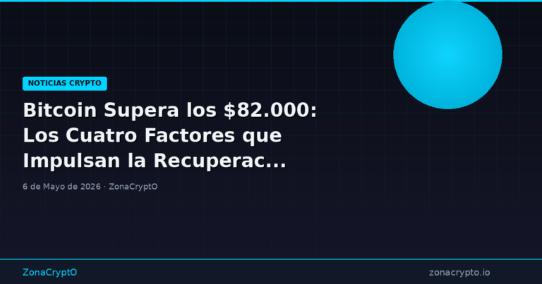 Bitcoin Supera los $82.000: Los Cuatro Factores que Impulsan la Recuperación Cripto