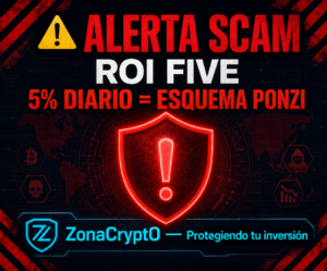 🚨 ALERTA SCAM: Informe de Riesgo ROI Five — Análisis ZonaCryptO