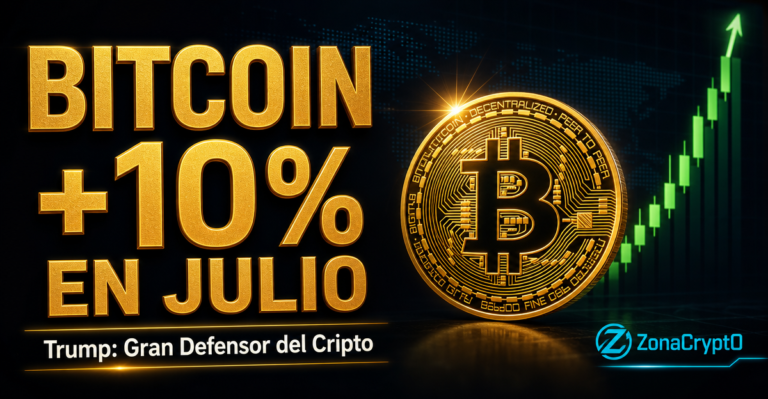 Bitcoin Repunta 10% en Julio: Trump se Declara Gran Defensor del Cripto y los Mercados Anticipan Recortes de Tasas