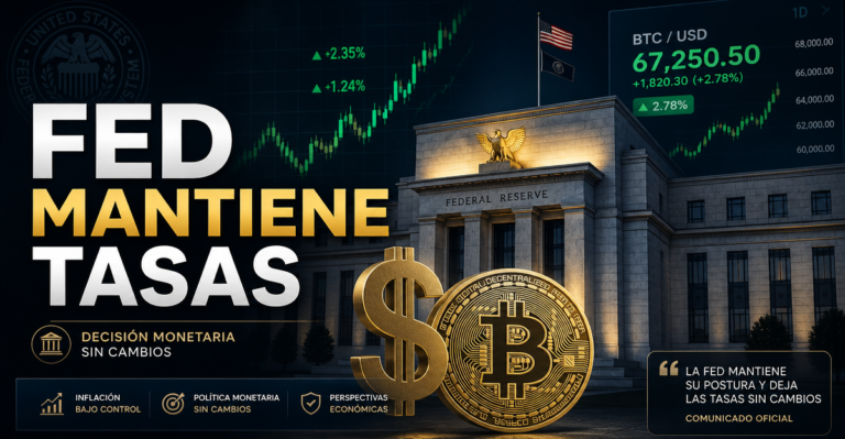 Fed Mantiene Tasas en Julio 2026: Impacto Directo en Bitcoin y las Criptomonedas