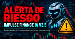 Alerta: qué se sabe (y qué no) sobre «Impulse Finance IA V3.5», el bot que promete hasta 3,5% diario