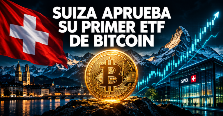 Suiza aprueba su primer ETF de Bitcoin al contado para inversores minoristas: qué significa para Latinoamérica